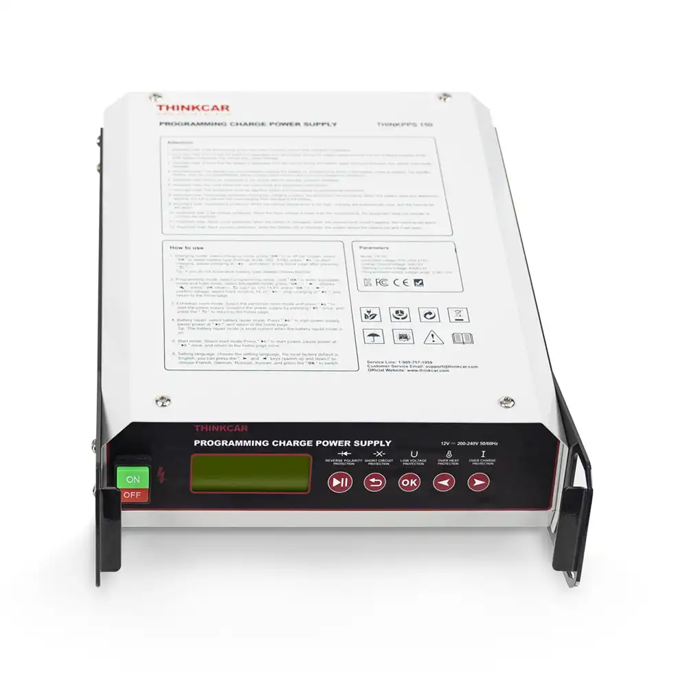 Thinkcar ThinkPPS 150 ECU Programming Battery Voltage Stabilizer, Fast Charger & Jump Starter (150A BSU) - 5